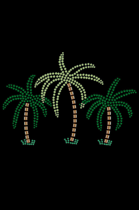 Palm Trees (Green Rhinestones) - Custom Tutu
