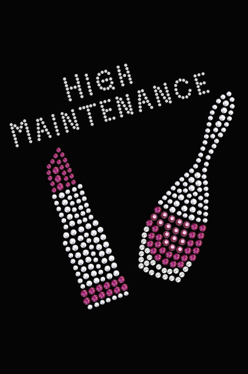 High Maintenance with Austrian crystal Nail Polish & Lipstick - Bandanna