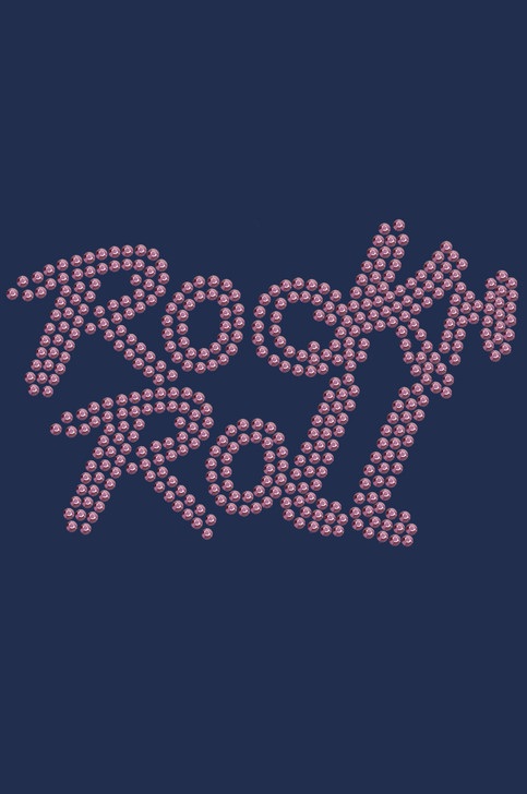 Rock n Roll (Pink Rhinestuds) - Bandanna