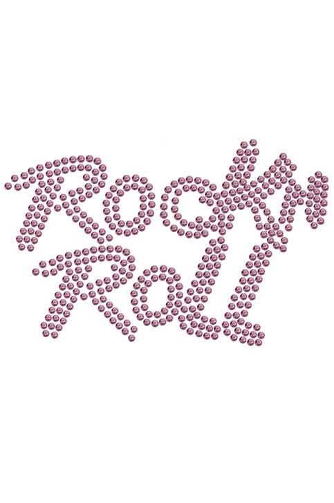 Rock n Roll (Pink Rhinestuds) - Bandanna