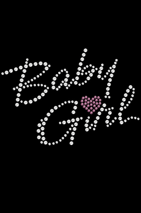 4" X 3" design with clear rhinestones.