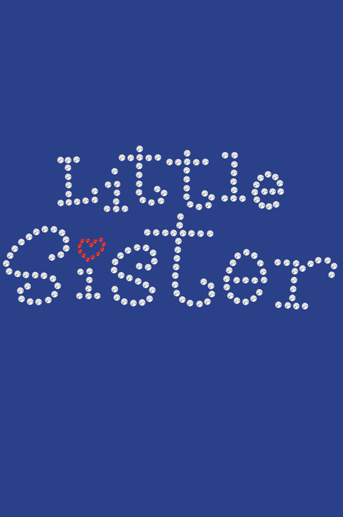 Little Sister with Red Heart - Bandanna