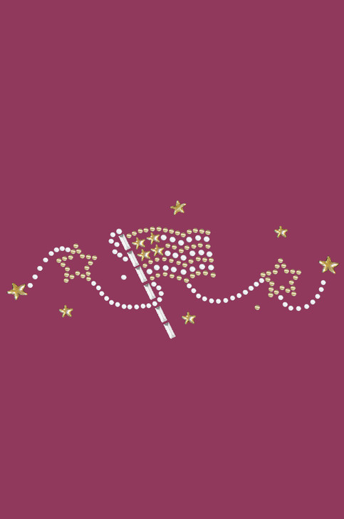 Flag (Gold & Silver Nailheads) - Bandanna