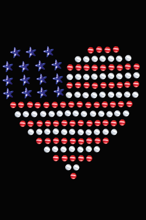 Patriotic Heart # 1 Bandanna