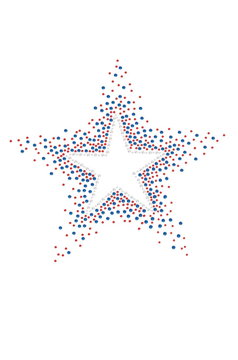 Star (Red & Blue)- Bandanna