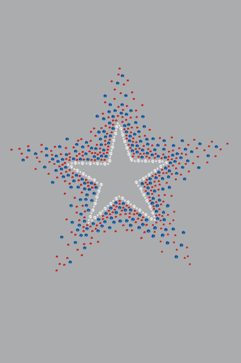 Star (Red & Blue)- Bandanna