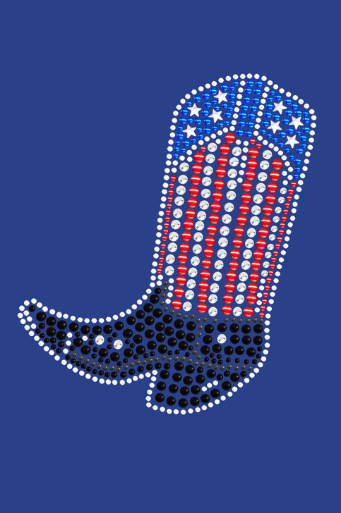 Boot (Red, White, & Blue) - bandana