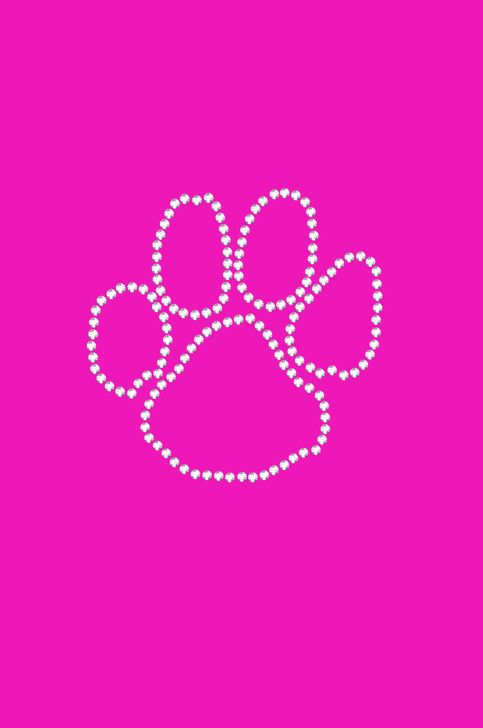 Paw (Rhinestone Outline) bandana