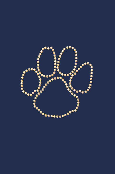 Paw (Gold Nailheads) bandana