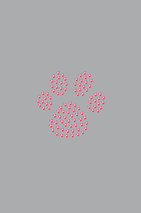 Paw (Pink Rhinestuds) bandana