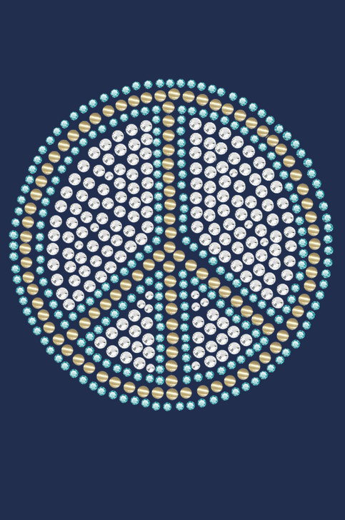 Peace Sign (Blue) - Bandanna