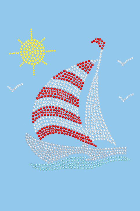 Sailboat (Rhinestone & Nailhead)  - Bandanna