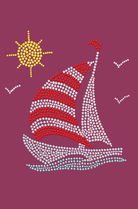 Sailboat (Rhinestone & Nailhead)  - Bandanna