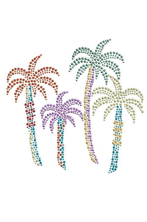 Palm Trees (Multicolor) - Bandanna