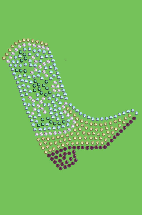 Boot (Green & Turquoise) - bandana