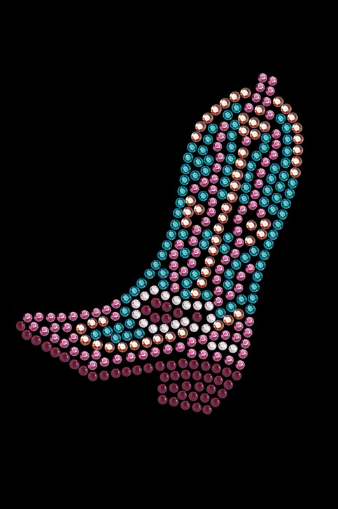Boot (Pink & Turquoise) - bandana