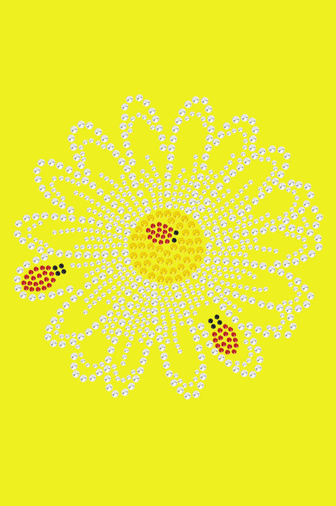 Large Daisy with Lady Bugs - Bandannas