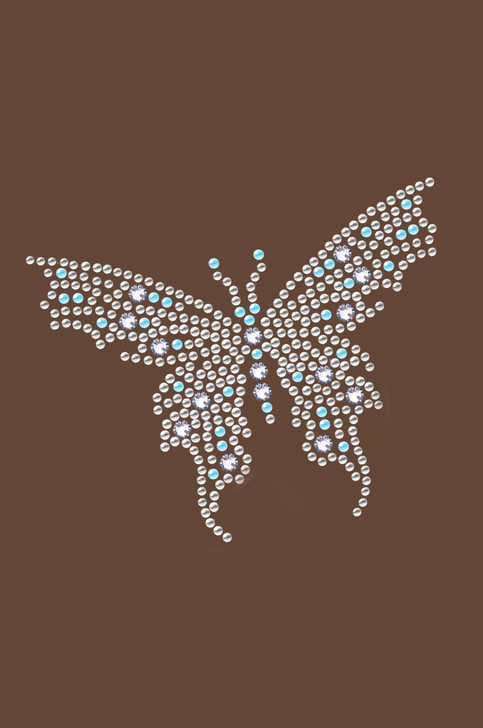 Blue Austrian crystal Butterfly - Bandannas