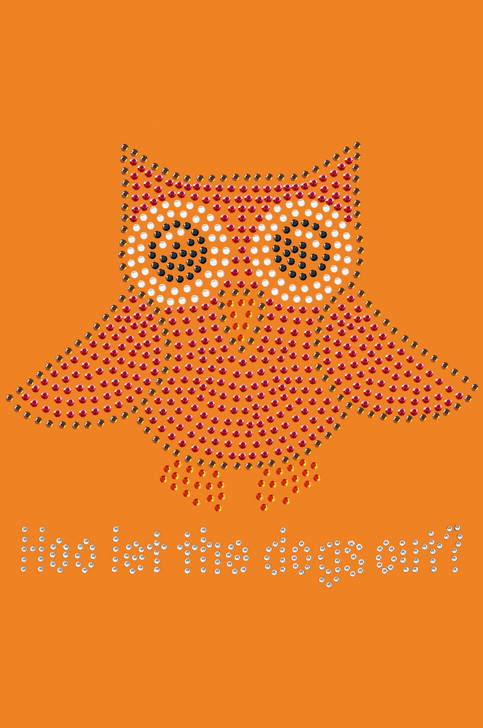 Pink Owl with "Hoo Let the Dogs Out?" - Bandannas