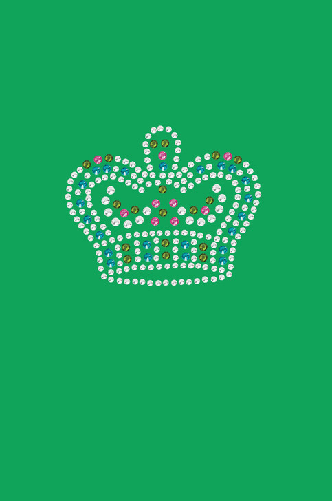 Crown # 4 (Clear, Blue, Lime, & Pink) - Bndana