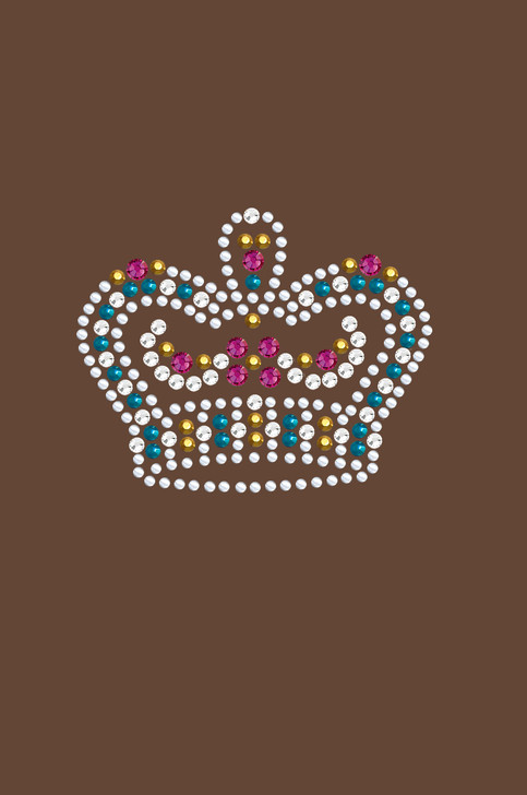 Crown # 5 (Fuschia, Turquoise, Silver, Gold, & Clear Austrian crystal) - Bndana