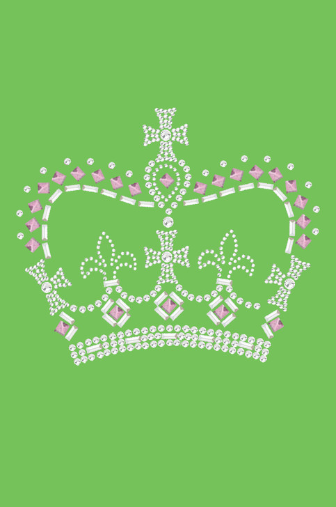 Crown #15 (Clear, Silver, & Pink) - Bndana