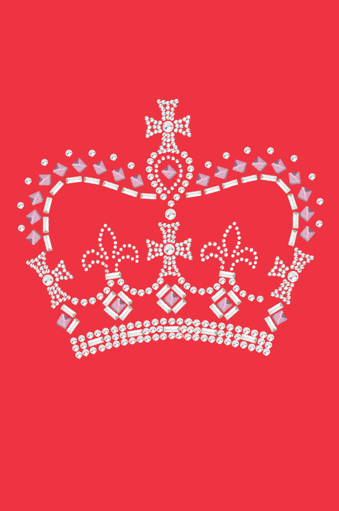 Crown #15 (Clear, Silver, & Pink) - Bndana