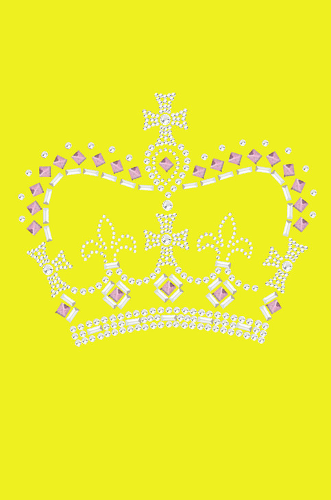 Crown #15 (Clear, Silver, & Pink) - Bndana