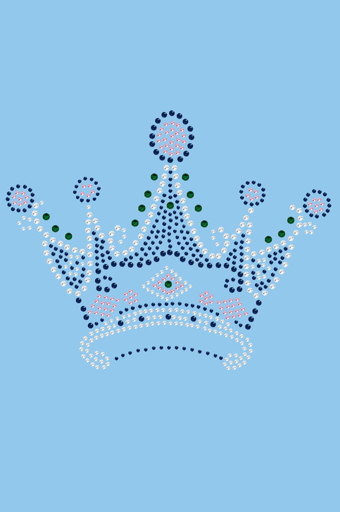 Crown #16 (Clear, Blue, Green, & Pink) - Bndana