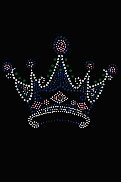 Crown #16 (Clear, Blue, Green, & Pink) - Bndana