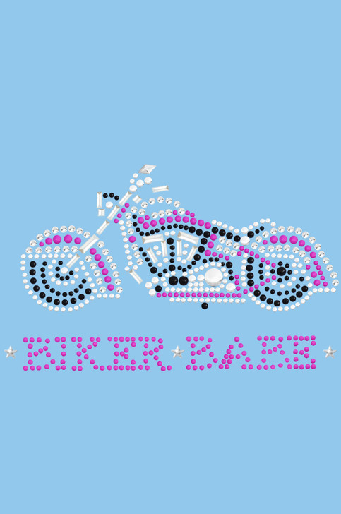 Biker Babe & Pink Motorcycle - Bandanas