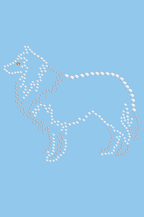 Collie Outline - bandana