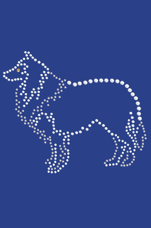 Collie Outline - bandana