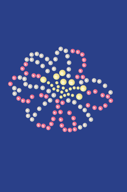 Pink & Yellow Pearl Flower - Bandanna