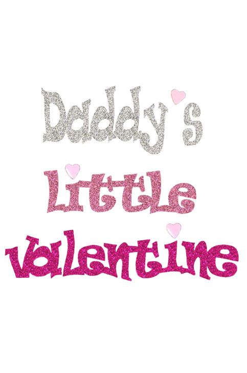 Daddy's Little Valentine Bandanna
