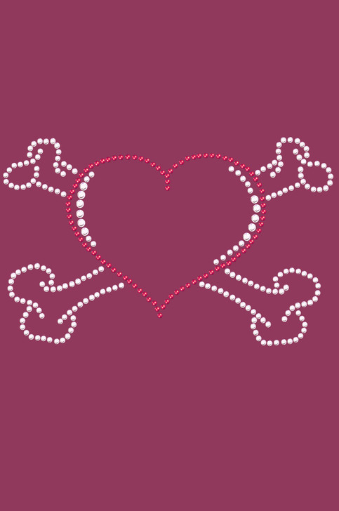 Heart with Cross Bones Bandanna