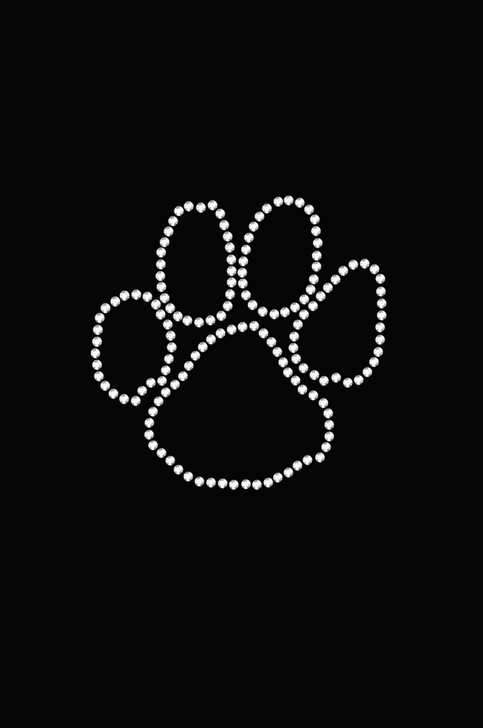 Paw (Rhinestone Outline) - Women's T-shirt