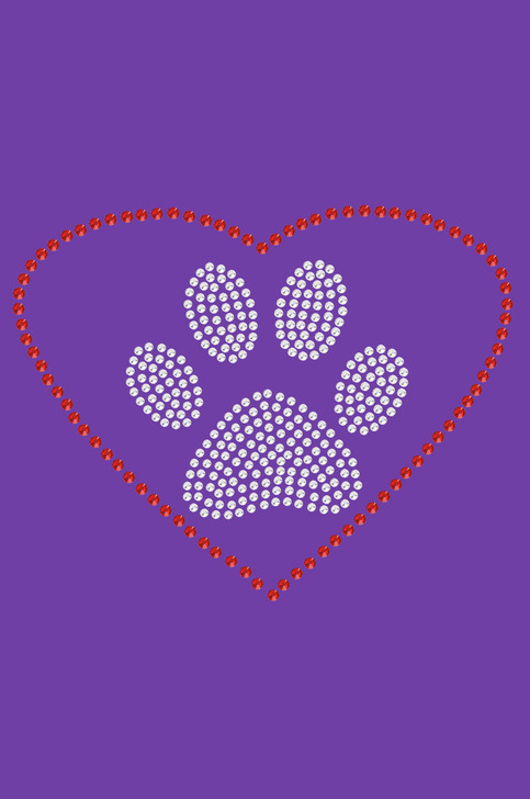 Heart with Paw - Women's T-shirt