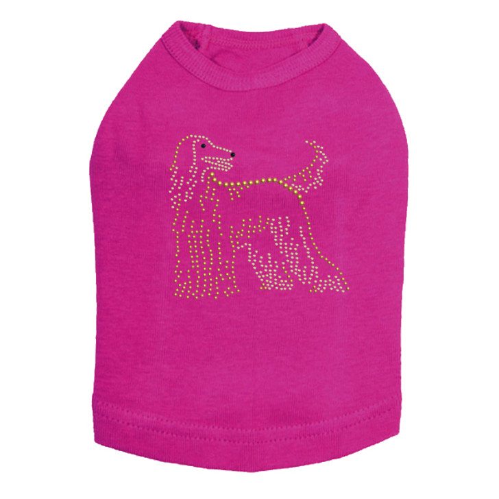 Afghan Hound Dog Tank