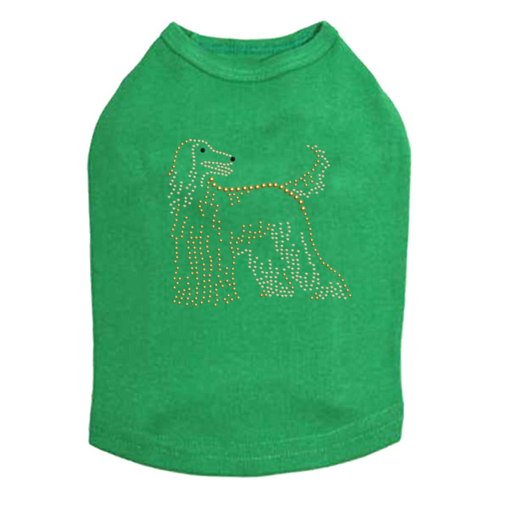 Afghan Hound Dog Tank