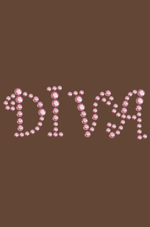 Diva (Pink Rhinestuds) - Women's T-shirt