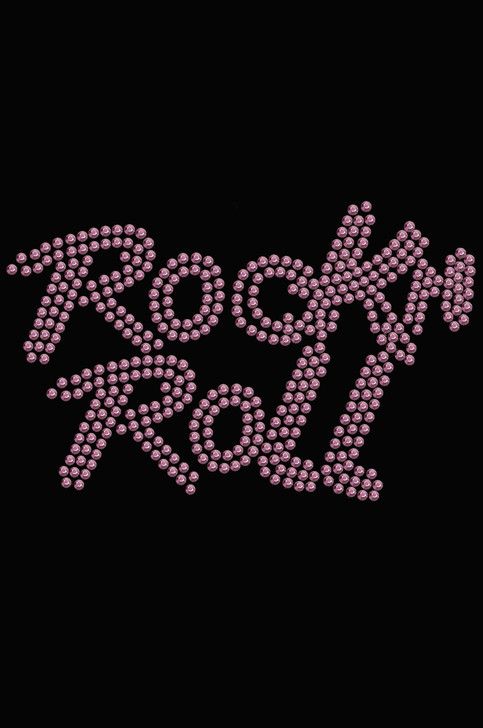 Rock n Roll (Pink Rhinestuds) - Women's T-shirt
