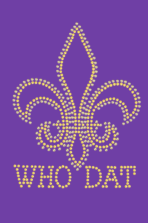 Fleur de Lis - Who Dat -  Women's T-shirt