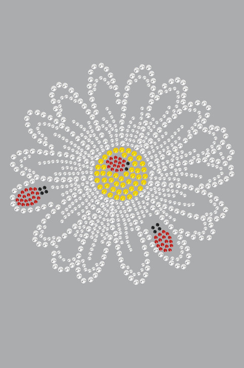 Large Daisy with Lady Bugs - Women's T-shirt