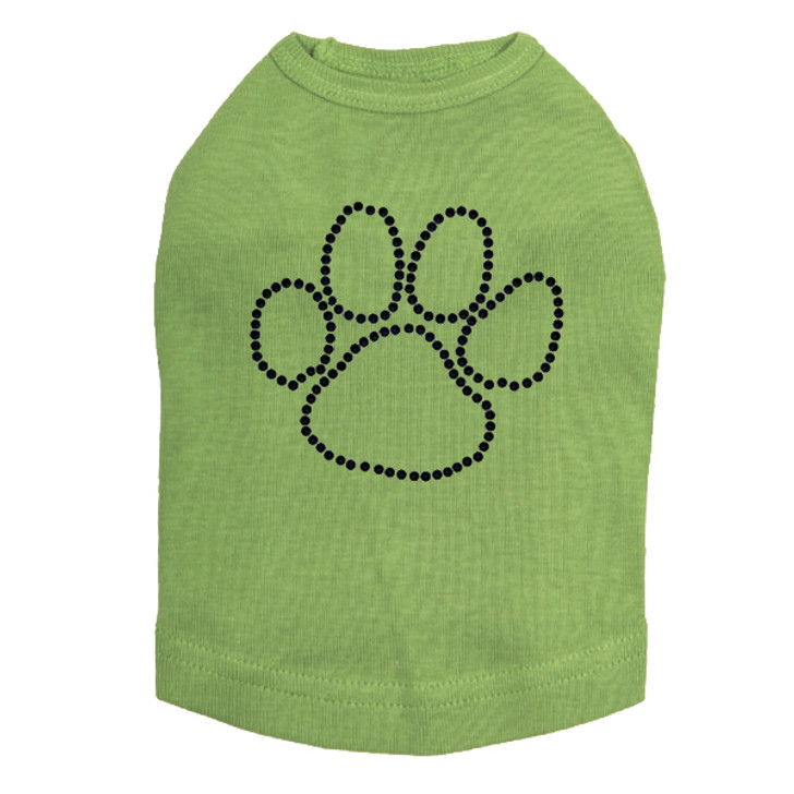 Paw - Black Nailheads dog tank for large and small dogs.