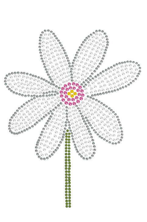 Daisy with Pink Center - Women's T-shirt