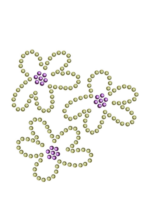 Three Lime Flowers - Women's T-shirt