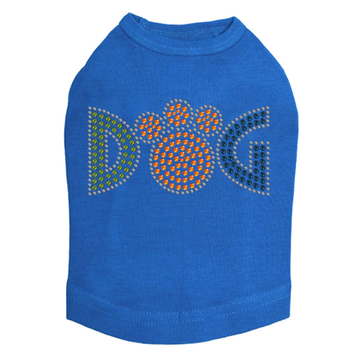 Dog - Rhinestones dog tank for large and small dogs.