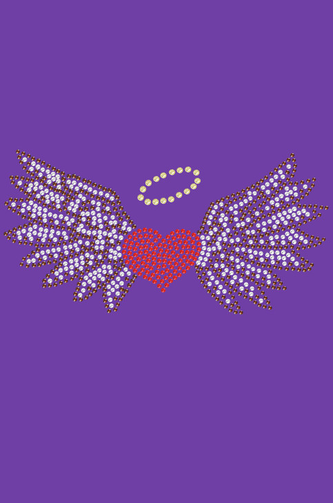 Heart with Wings & Halo - Women's T-shirt