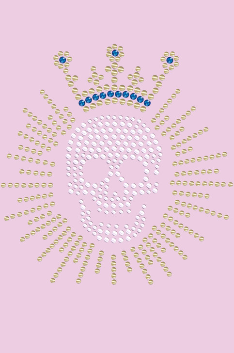 Skull with Austrian crystal Crown - Women's T-shirt